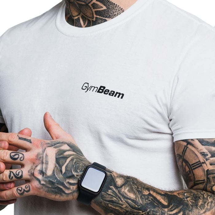 Ανδρικό T-Shirt Basic White - GymBeam M