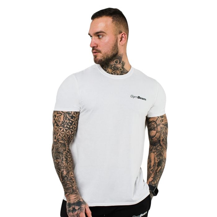 Ανδρικό T-Shirt Basic White - GymBeam M