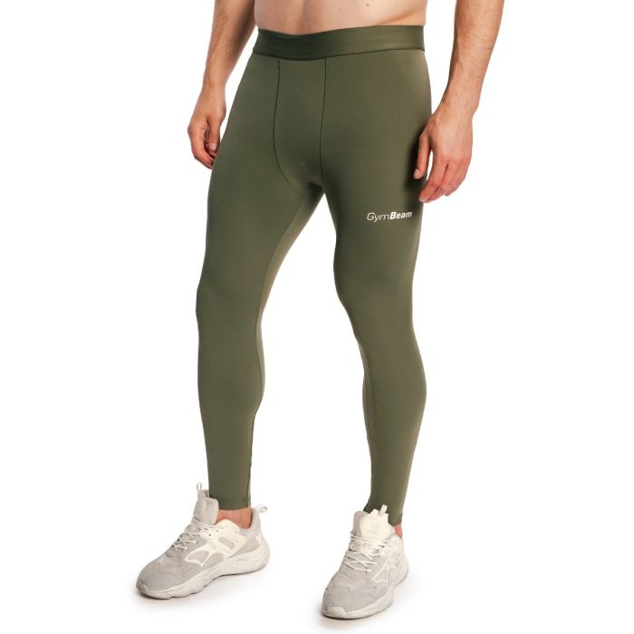 Ανδρικό Combat κολάν Olive Grey - GymBeam XL