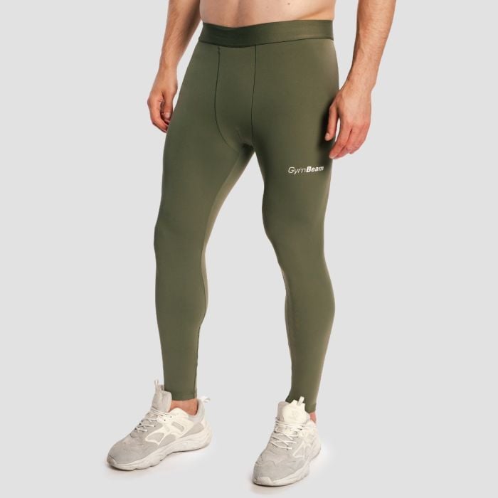 Ανδρικό Combat κολάν Olive Grey - GymBeam XL
