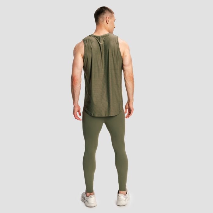 Ανδρικό Combat κολάν Olive Grey - GymBeam XL