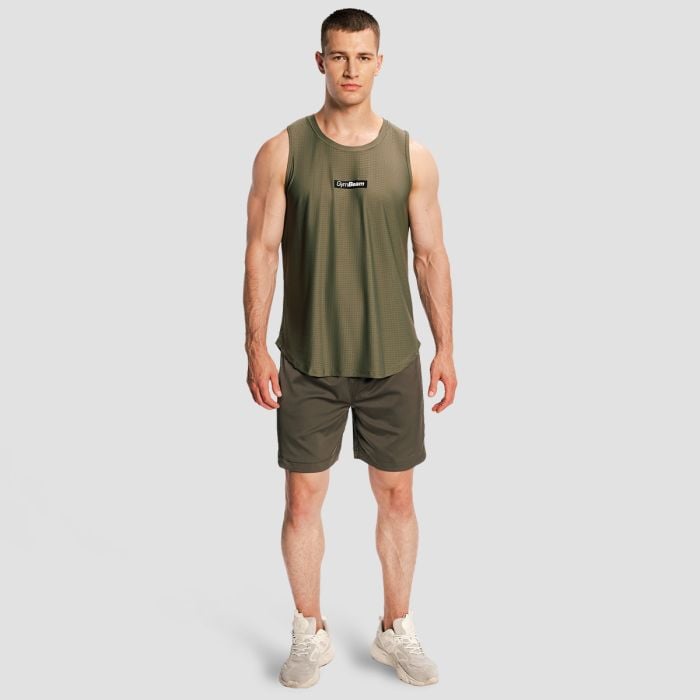 Aνδρικό Combat Tank Top Olive Grey - GymBeam XL