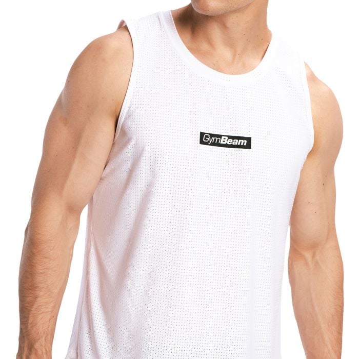 Aνδρικό Combat Tank Top White - GymBeam M