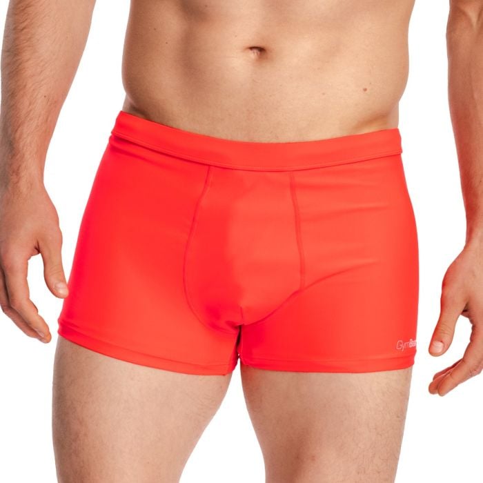 Ανδρικό PRO μαγιό Shorts Red - GymBeam XXL