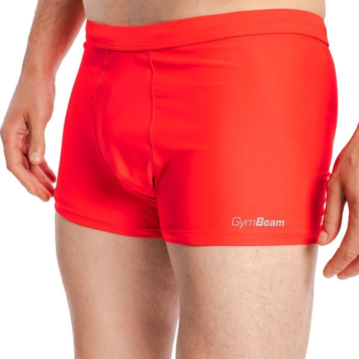 Ανδρικό PRO μαγιό Shorts Red - GymBeam XXL