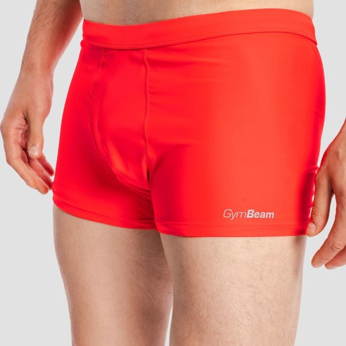 Ανδρικό PRO μαγιό Shorts Red - GymBeam XXL
