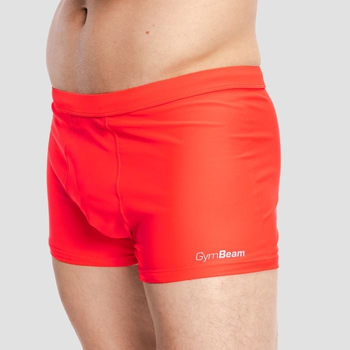 Ανδρικό PRO μαγιό Shorts Red - GymBeam XXL