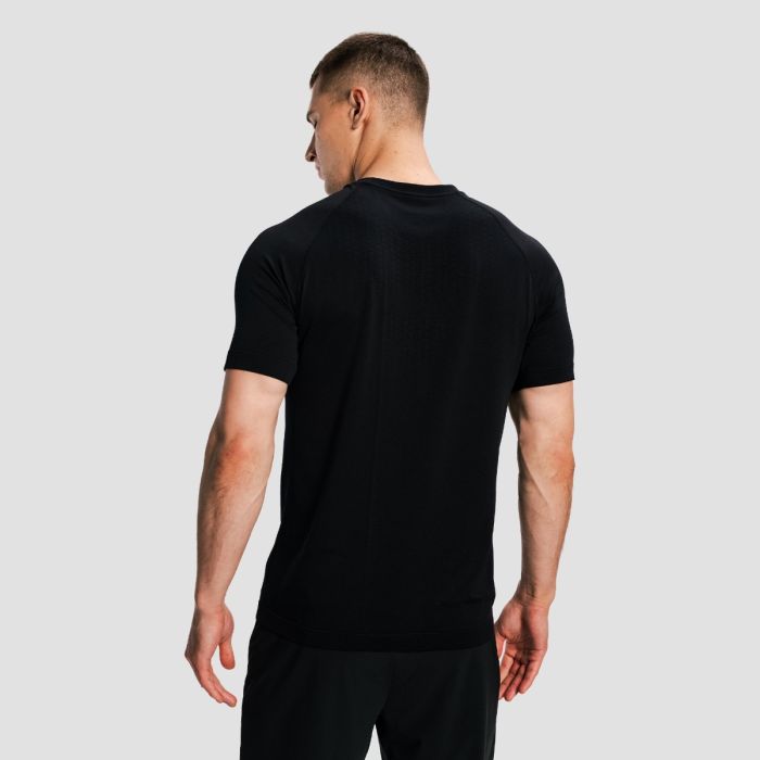 Ανδρικό T-shirt Pulse X Running Black - GymBeam L