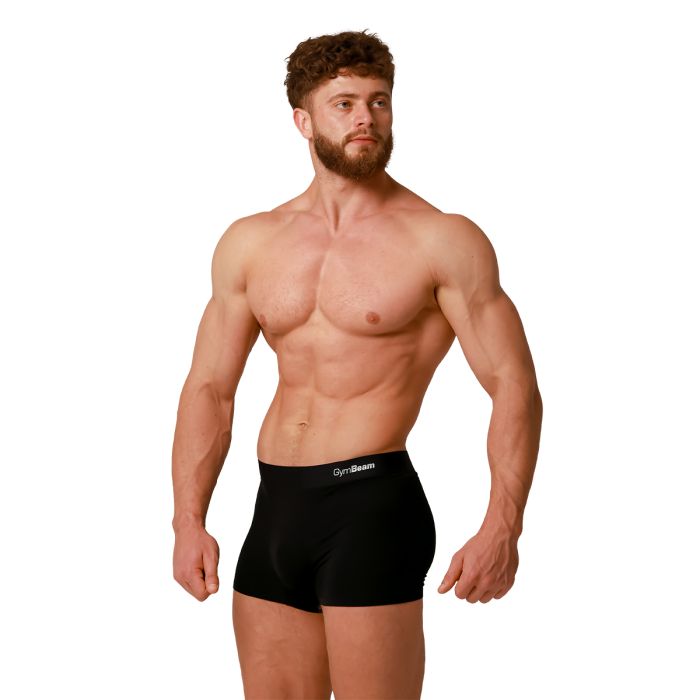 Ανδρικά Soft Boxers 2Pack Black - GymBeam L