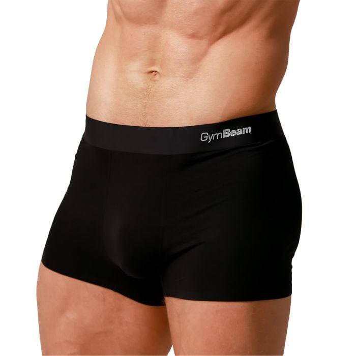 Ανδρικά Soft Boxers 2Pack Black - GymBeam L