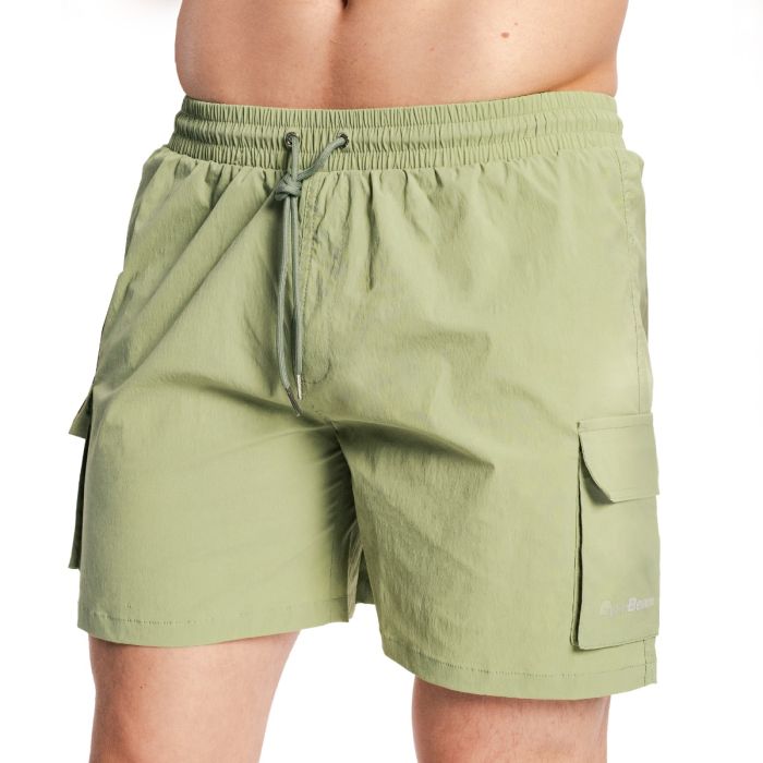Ανδρικό μαγιό Cargo Shorts Olive - GymBeam XL
