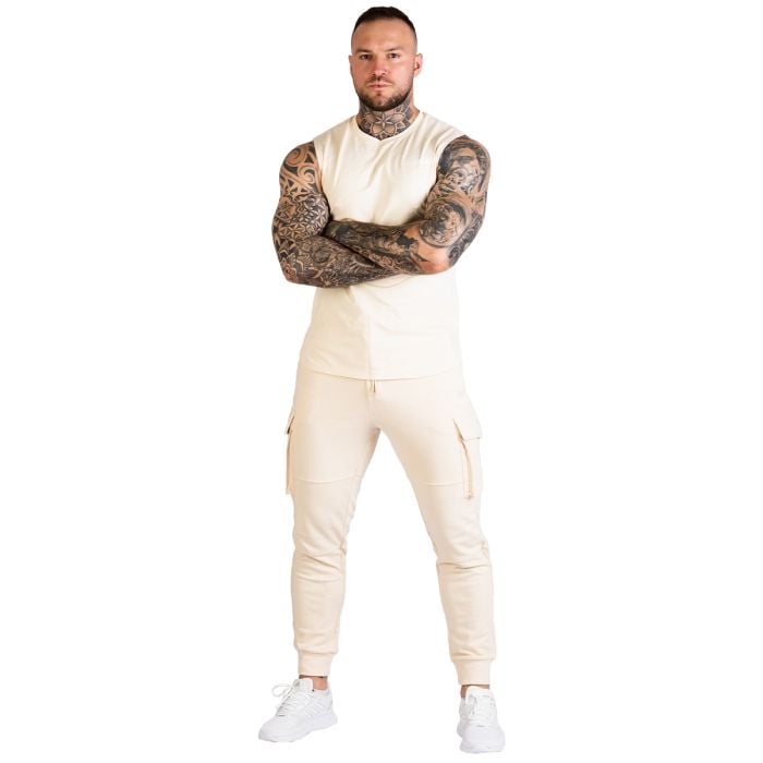 Αμάνικο Μπλουζάκι TRN Sand - GymBeam XL