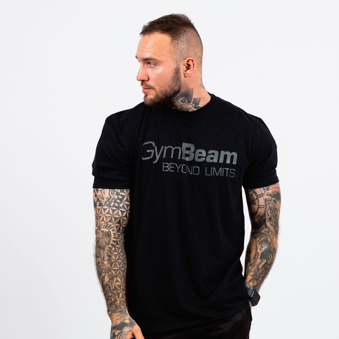 Ανδρικό T-shirt Beyond Limits Βlack - GymBeam