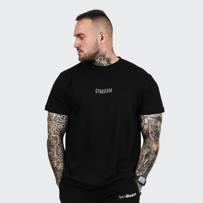Ανδρικό T-Shirt FIT Black - GymBeam