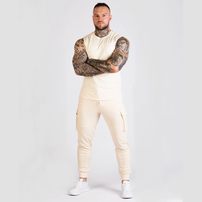 Αμάνικο Μπλουζάκι TRN Sand - GymBeam XL