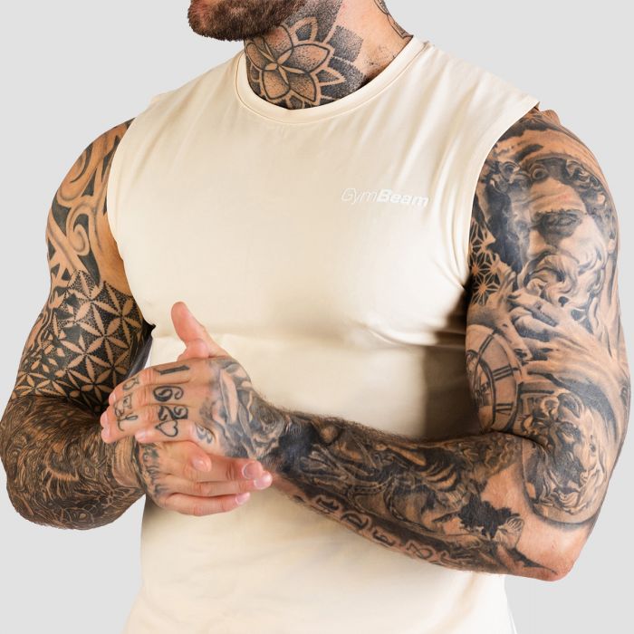 Αμάνικο Μπλουζάκι TRN Sand - GymBeam XL