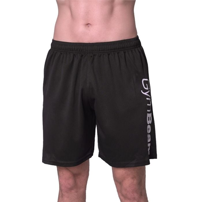 Mesh Shorts Essence Black - GymBeam L