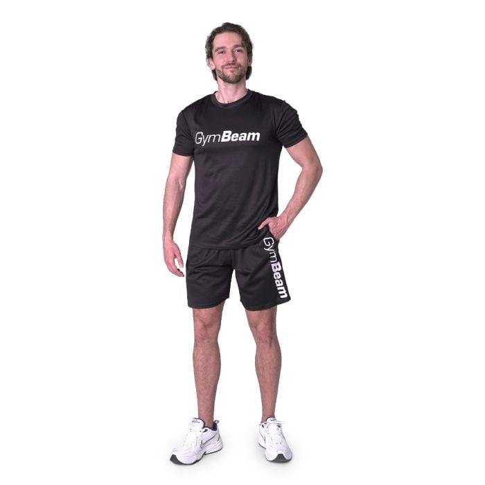 Mesh Shorts Essence Black - GymBeam L