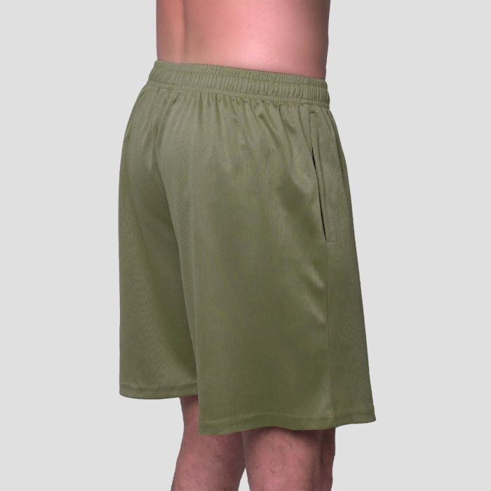 Mesh Shorts Essence Green - GymBeam XL