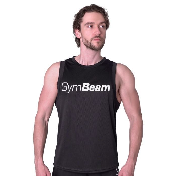 Mesh Tank Top Essence Black - GymBeam XL