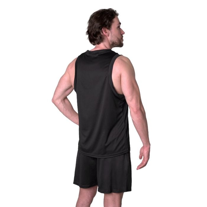 Mesh Tank Top Essence Black - GymBeam XL