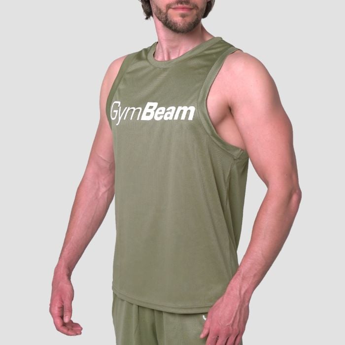 Mesh Tank Top Essence Green - GymBeam L