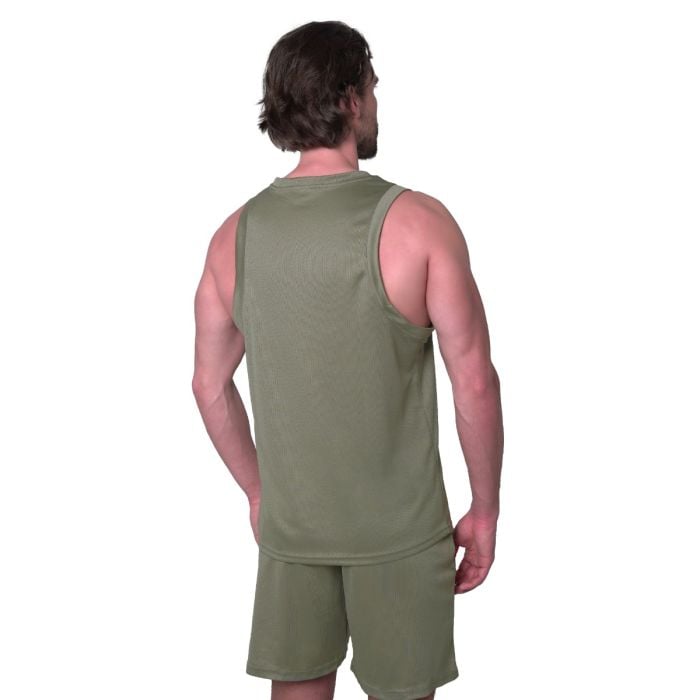 Mesh Tank Top Essence Green - GymBeam L