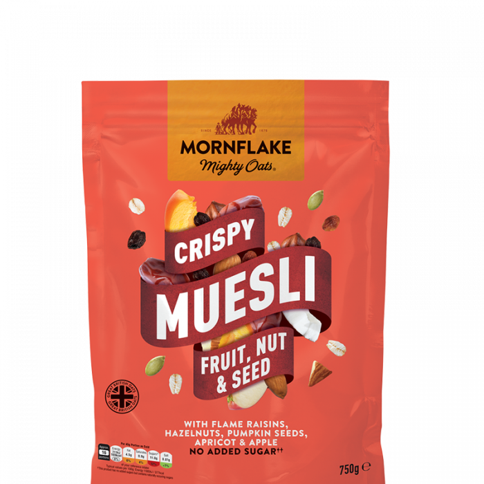 Crispy muesli Fruit, Nut & Seed  750g - Mornflake 