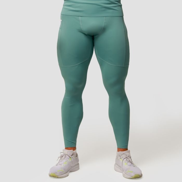 Mid Compression Leggings Blue - GymBeam XL