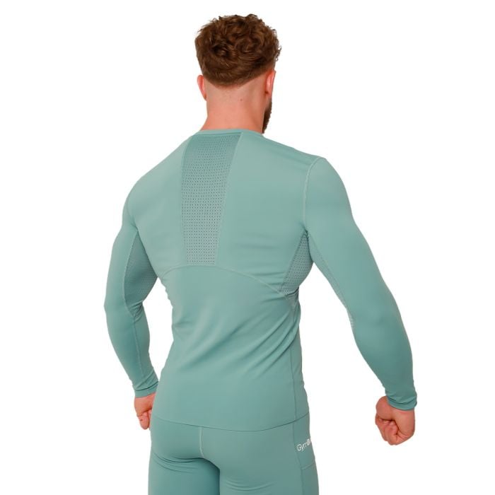 Μακρυμάνικη μπλούζα High Compression Blue- GymBeam XL