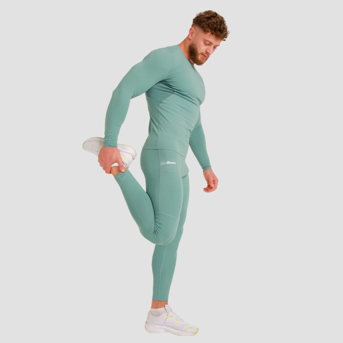 Μακρυμάνικη μπλούζα High Compression Blue- GymBeam XL