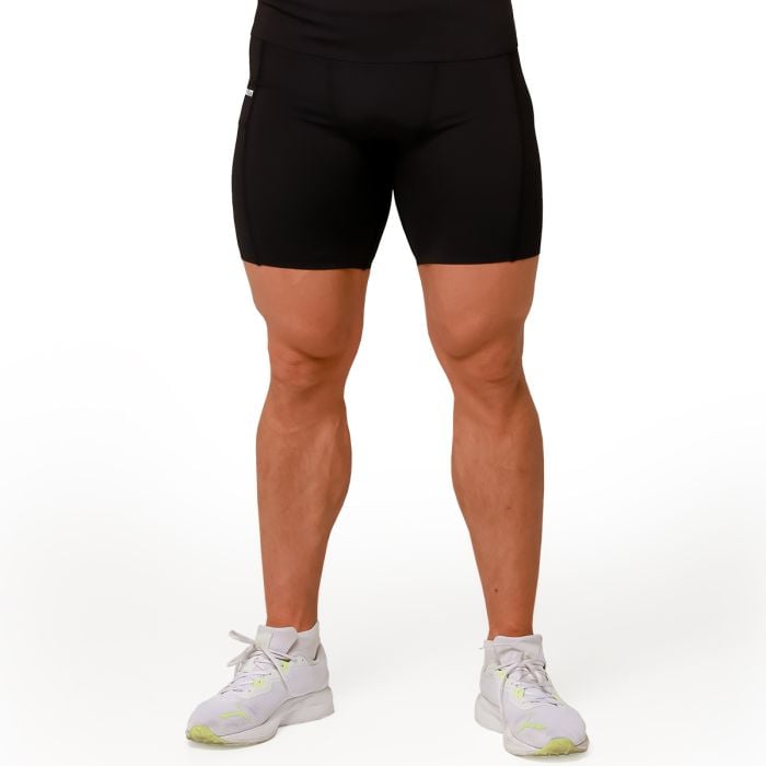 Mid Compression Shorts Black - GymBeam XXL