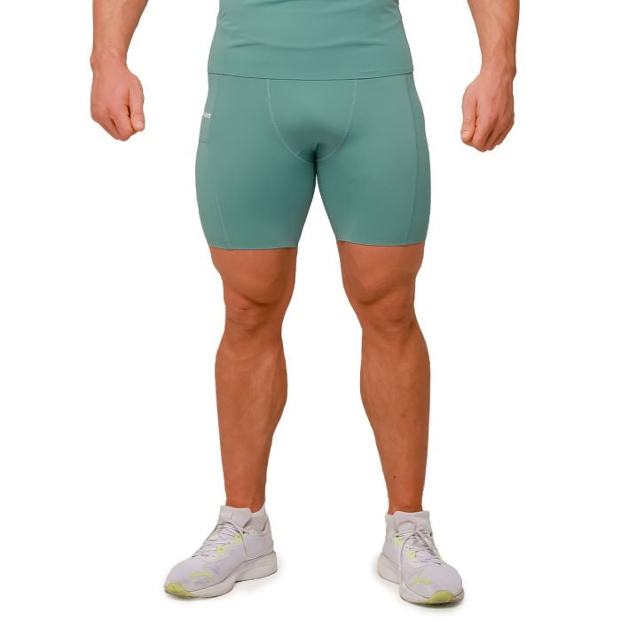 Mid Compression Shorts Blue - GymBeam XXL
