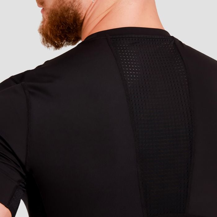 T-Shirt High Compression Black- GymBeam M