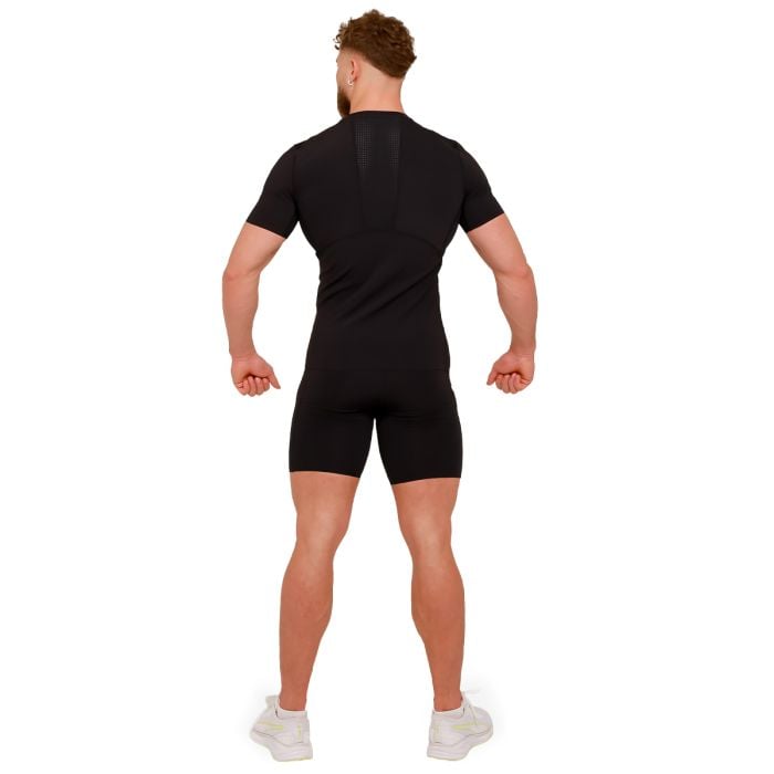 T-Shirt High Compression Black- GymBeam M