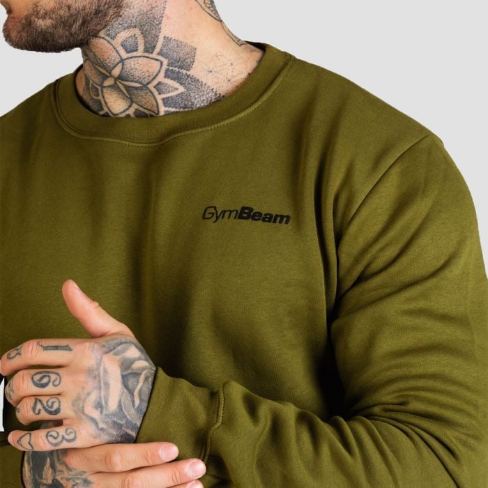 Ανδρικό Φούτερ Basic Military Green - Gymbeam L