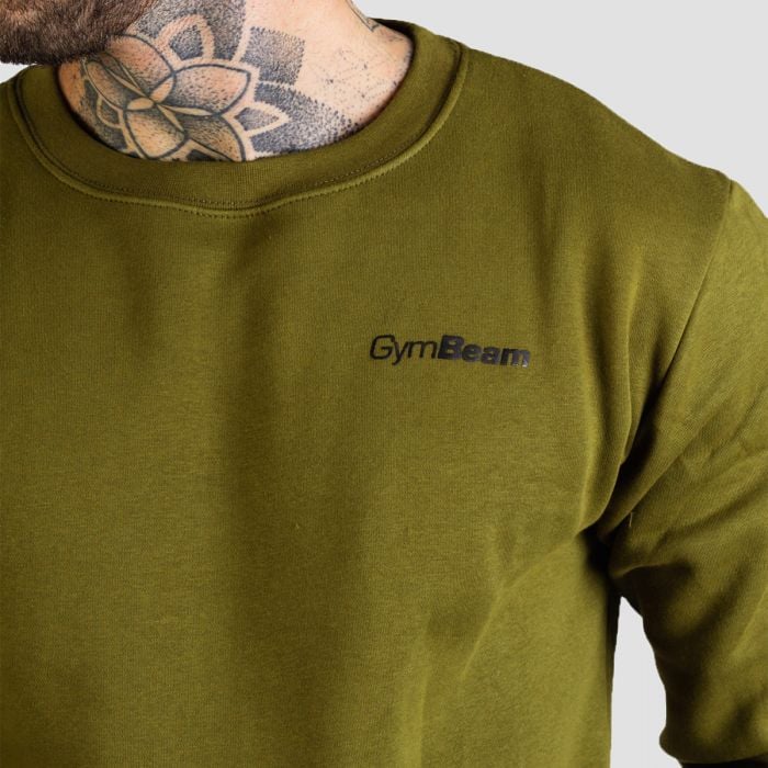 Ανδρικό Φούτερ Basic Military Green - Gymbeam L