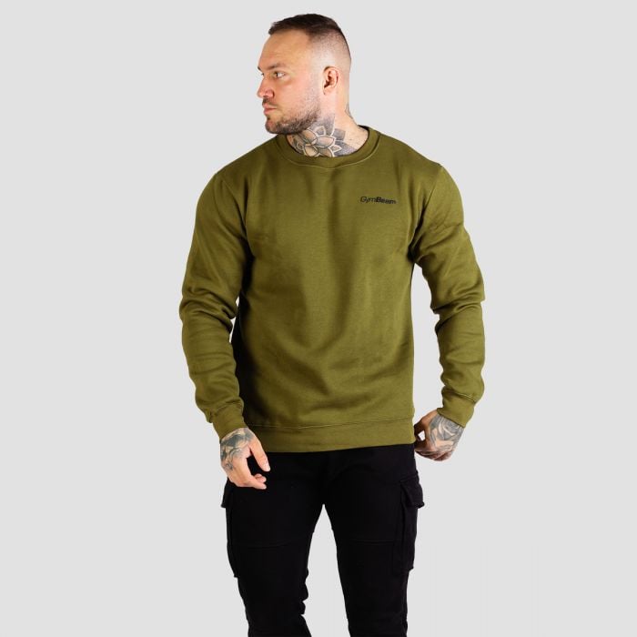 Ανδρικό Φούτερ Basic Military Green - Gymbeam L