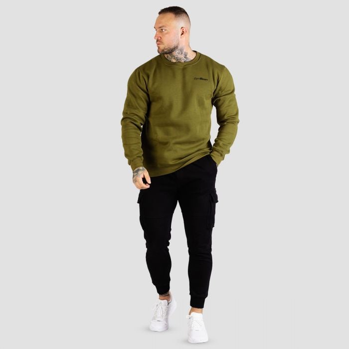 Ανδρικό Φούτερ Basic Military Green - Gymbeam L