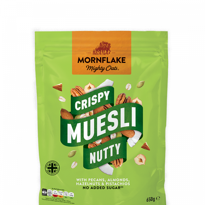 Crispy Muesli Notoriously Nutty 650g - Mornflake