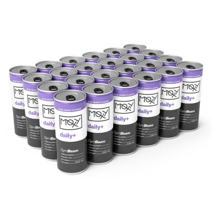 MOXY daily+ 330 ml – GymBeam 330 ml - blue grape