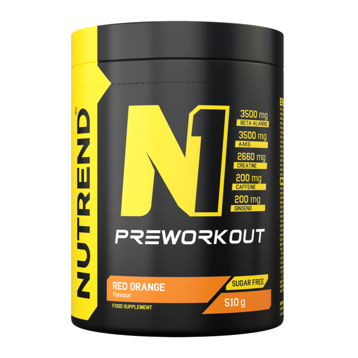 N1 Pre-Workout - Nutrend 10 x 17 g - Γκρέιπφρουτ
