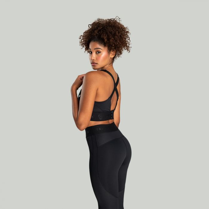 Γυναικείο Αθλητικό Σουτιέν Nebula Black - STRIX XL