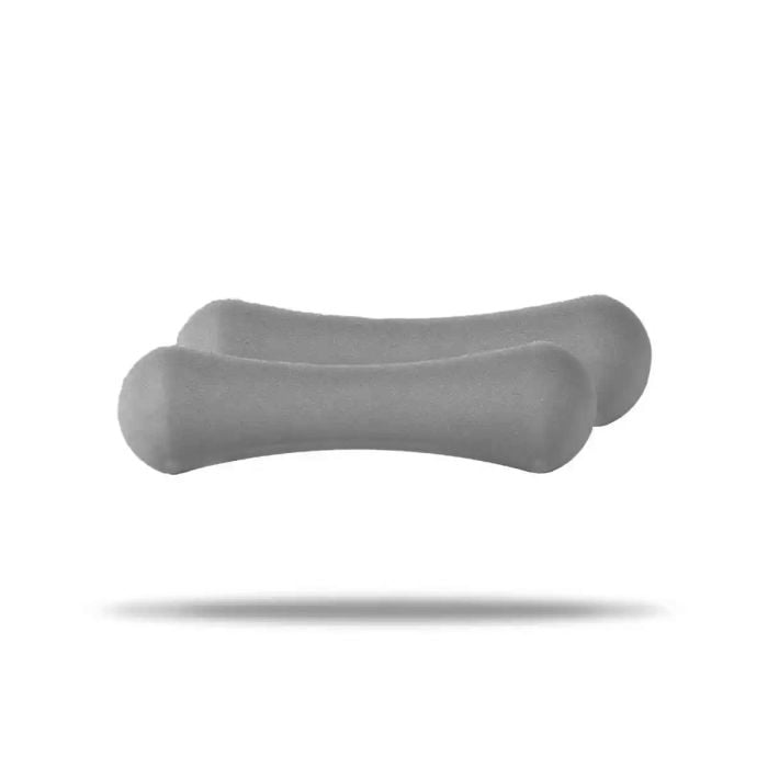 Αλτήρες Νεοπρενίου 2 x 1 kg - GymBeam Ανοιχτό Γκρι