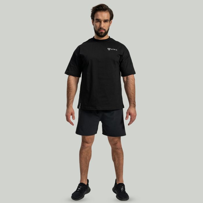 Oversized Tee Black - STRIX L