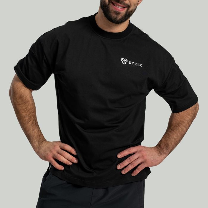 Oversized Tee Black - STRIX L