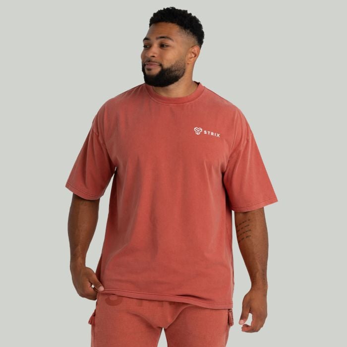 Oversized Washed T-Shirt Terra - STRIX XL