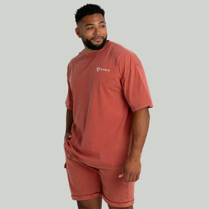 Oversized Washed T-Shirt Terra - STRIX XL