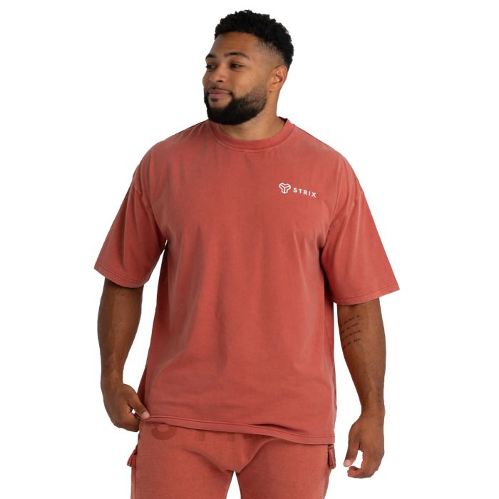 Oversized Washed T-Shirt Terra - STRIX XL