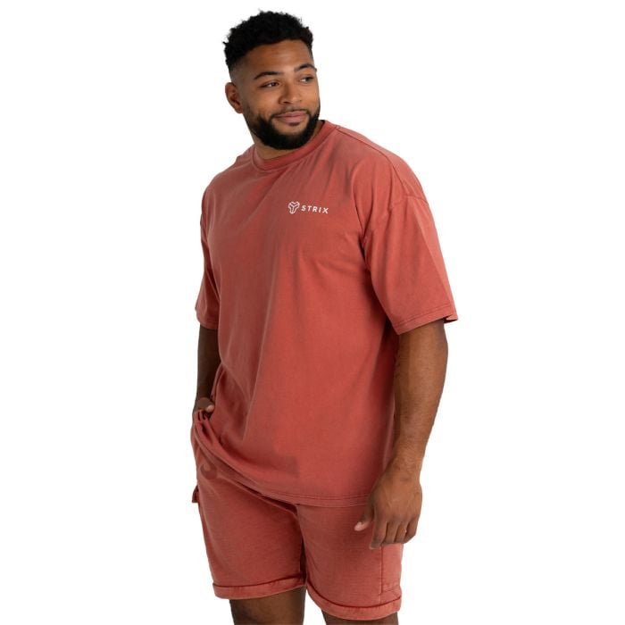 Oversized Washed T-Shirt Terra - STRIX XL